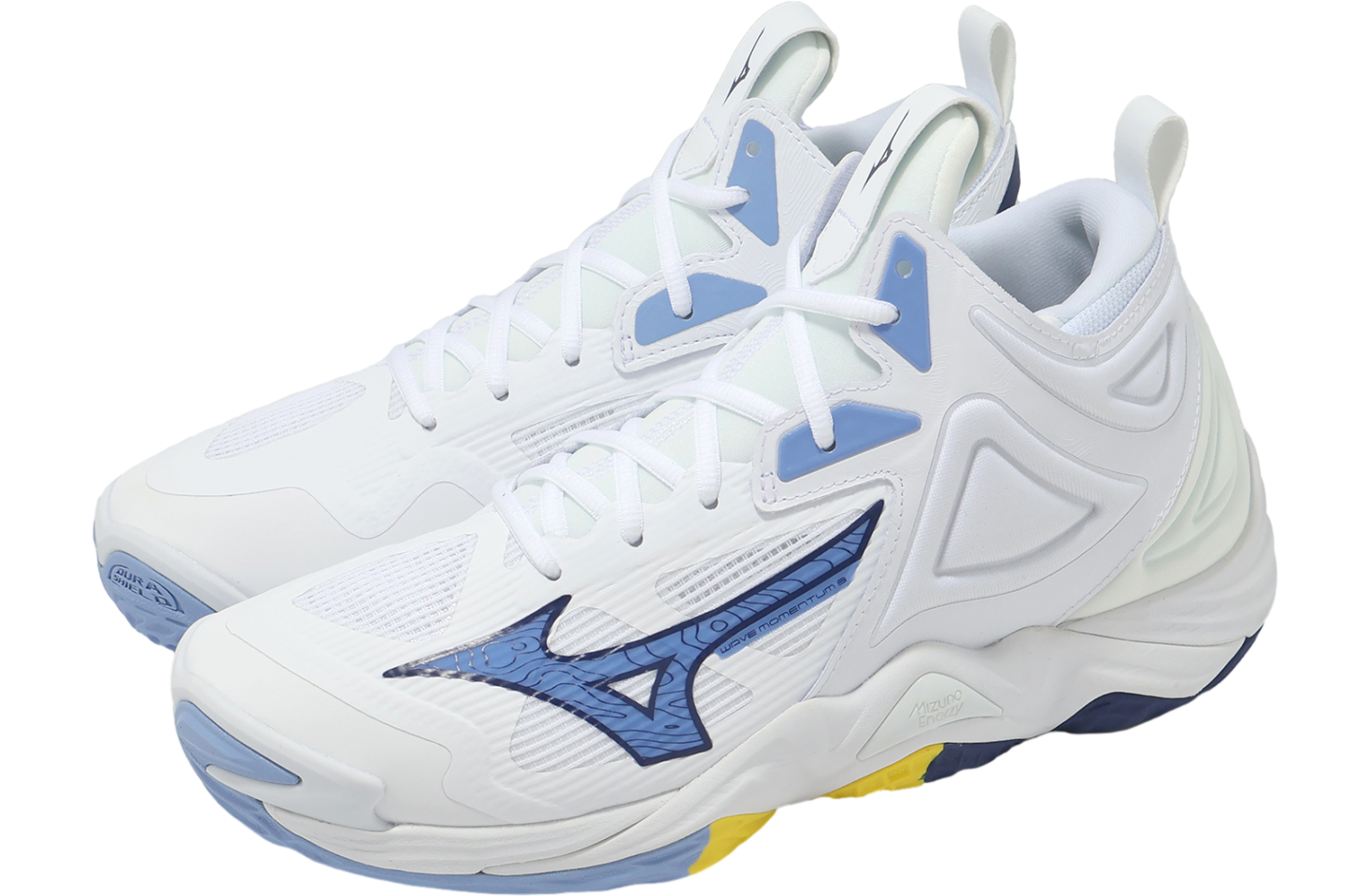 Mizuno Wave Momentum 3 Mid White / Blue - Jan 2025