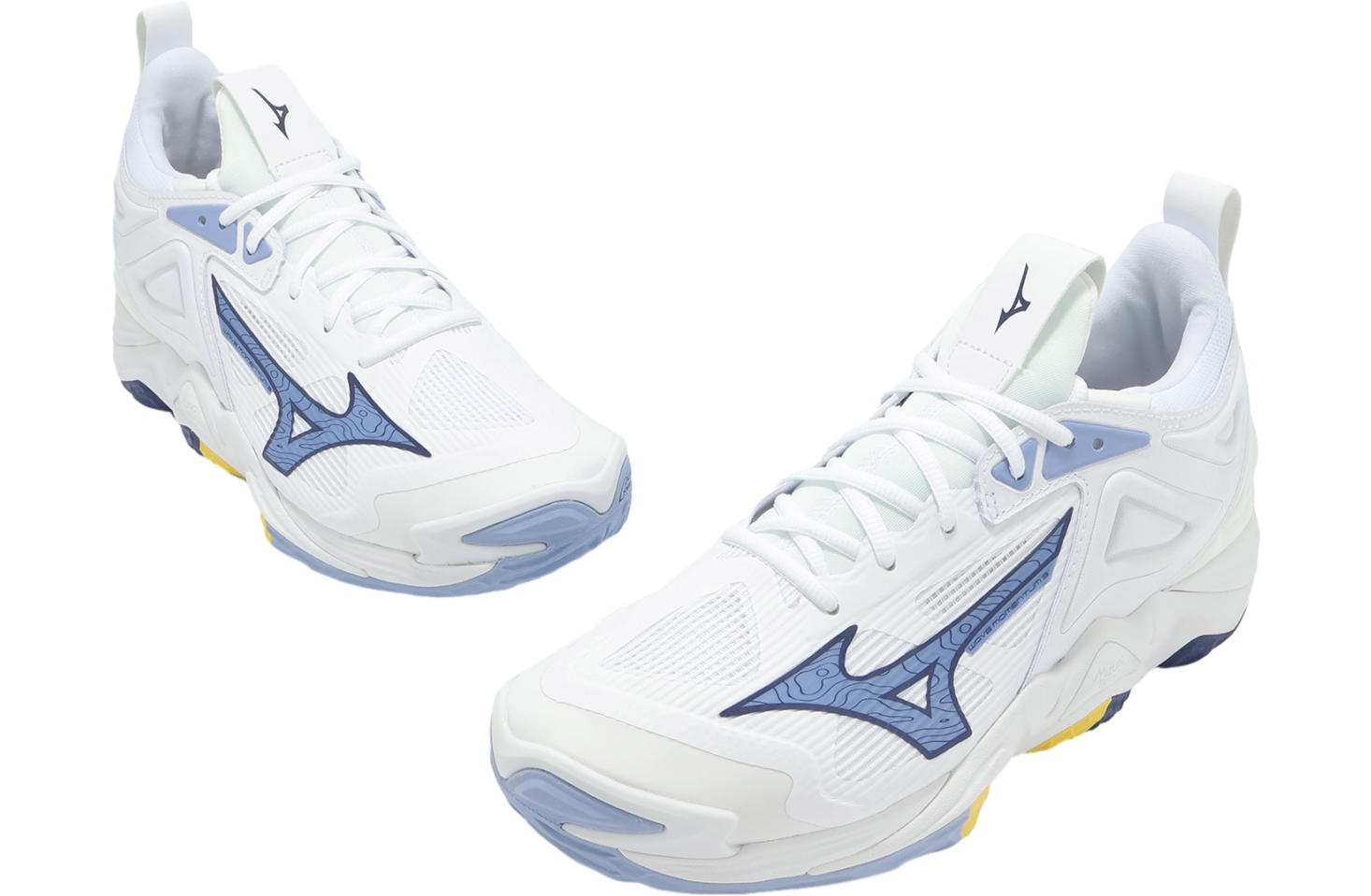 ミュージシャン 3JSB_OMI Mizuno Wave Momentum 3 White / Blue - Feb 2025 - V1GA231297