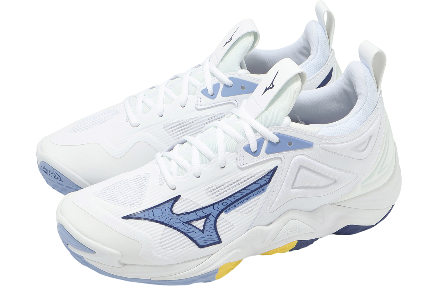 ミズノWAVE MOMENTUM Mizuno Wave Momentum 3 White / Blue - Feb 2025 - V1GA231297