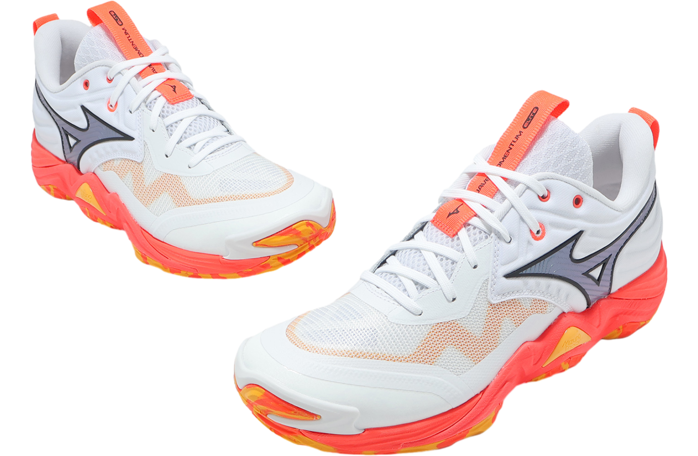 Mizuno Wave Momentum Elite White / Orange - Jun 2025