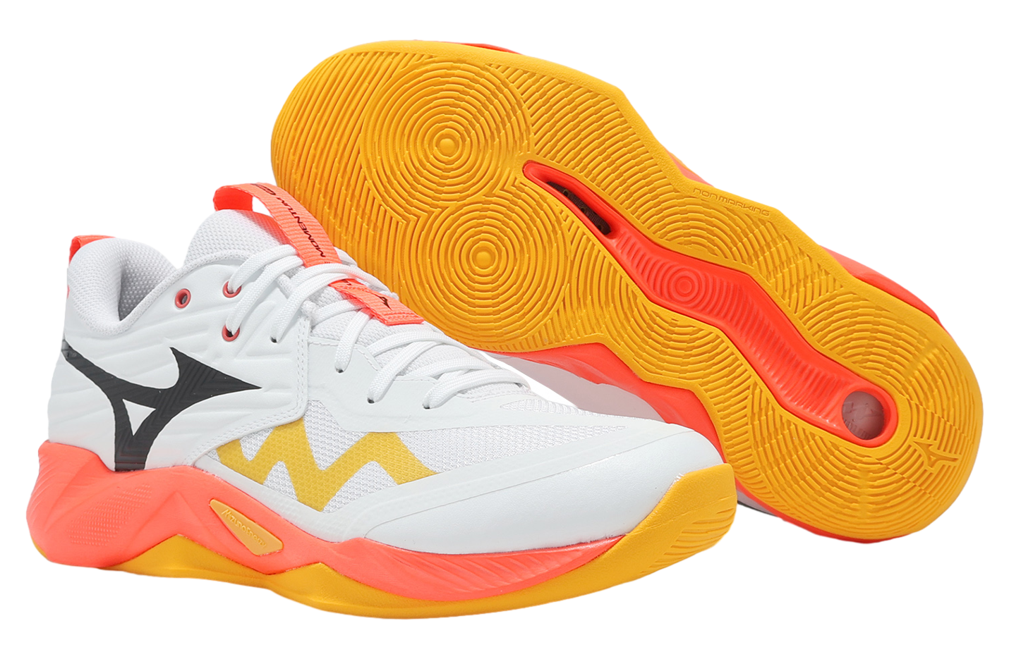 Mizuno Wave Momentum PRO White / Orange - Jun 2025