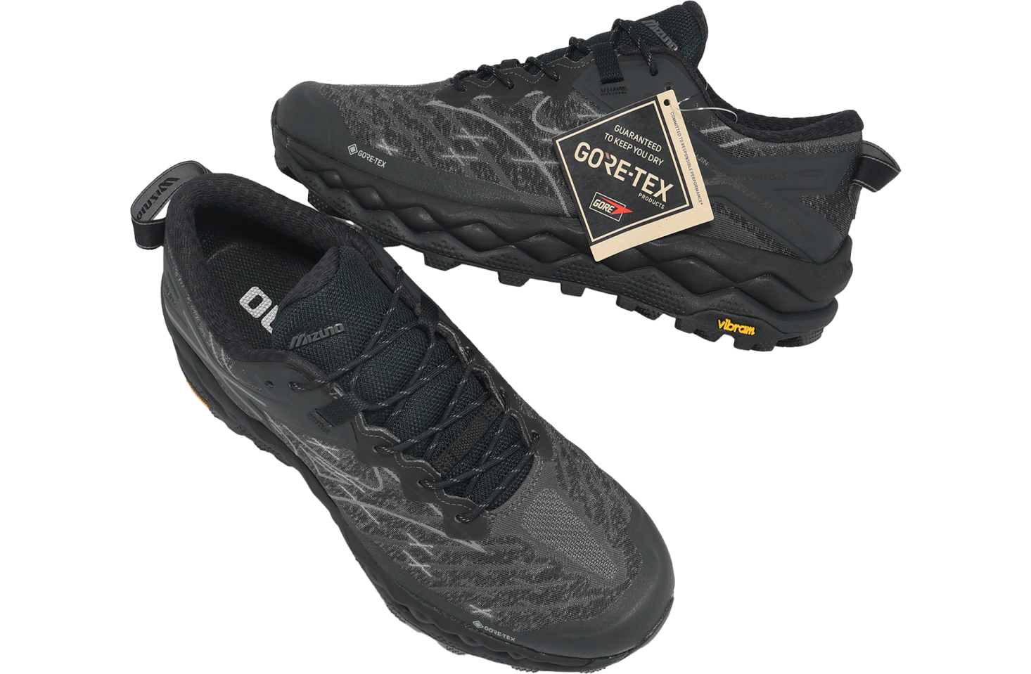 Mizuno Wave Mujin LS GTX Black / Metallic Silver - Mar 2025