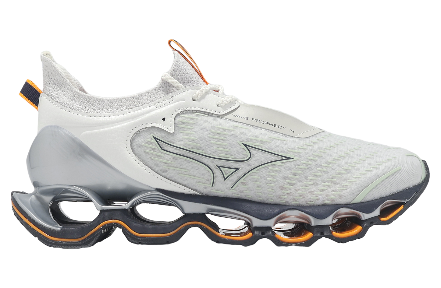 Mizuno Wave Prophecy 14 Grey / White - Jun 2025 - J1GC255183