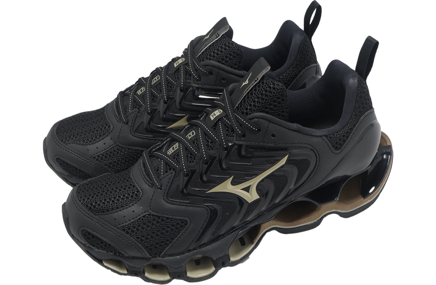Mizuno Wave Prophecy 14S Black / Gold - Jun 2025