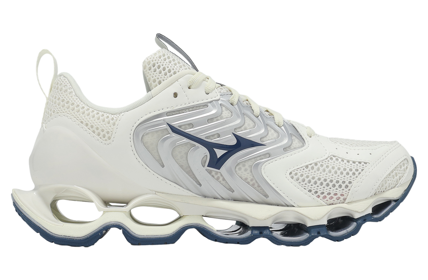 Mizuno Wave Prophecy 14S White / Navy - Jun 2025