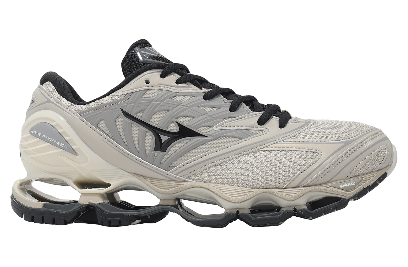 Mizuno Wave Prophecy LS Beige / Black - Jan 2025 - D1GA333703