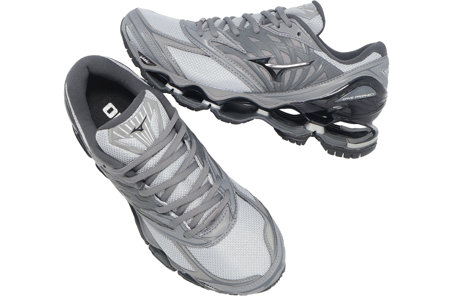 Mizuno Wave Prophecy LS Grey / Black - Aug 2025 - D1GA333704