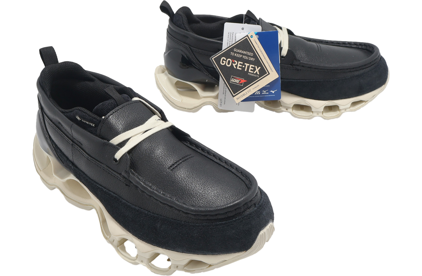 靴 Mizuno Wave Prophecy Moc gtx black White MIZUNO WAVE PROPHECY MOC GTX Black x Off White Black Japan