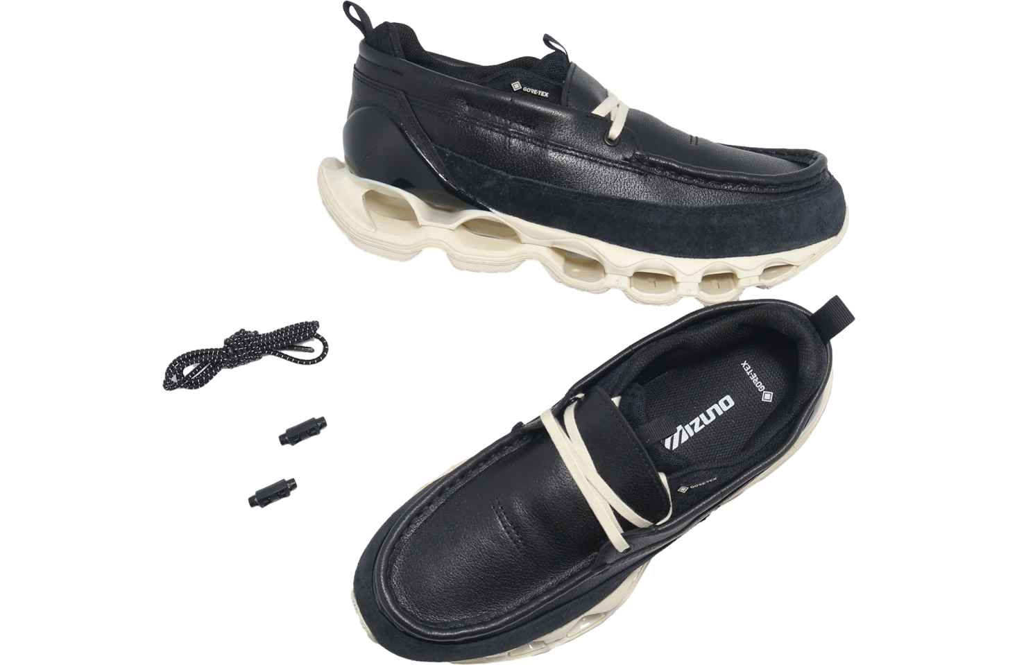 靴 Mizuno Wave Prophecy Moc gtx black White MIZUNO WAVE PROPHECY MOC GTX Black x Off White Black Japan