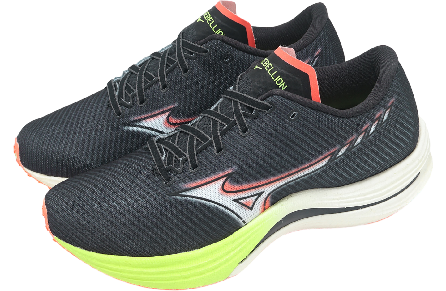 Mizuno Wave Rebellion Black / Orange