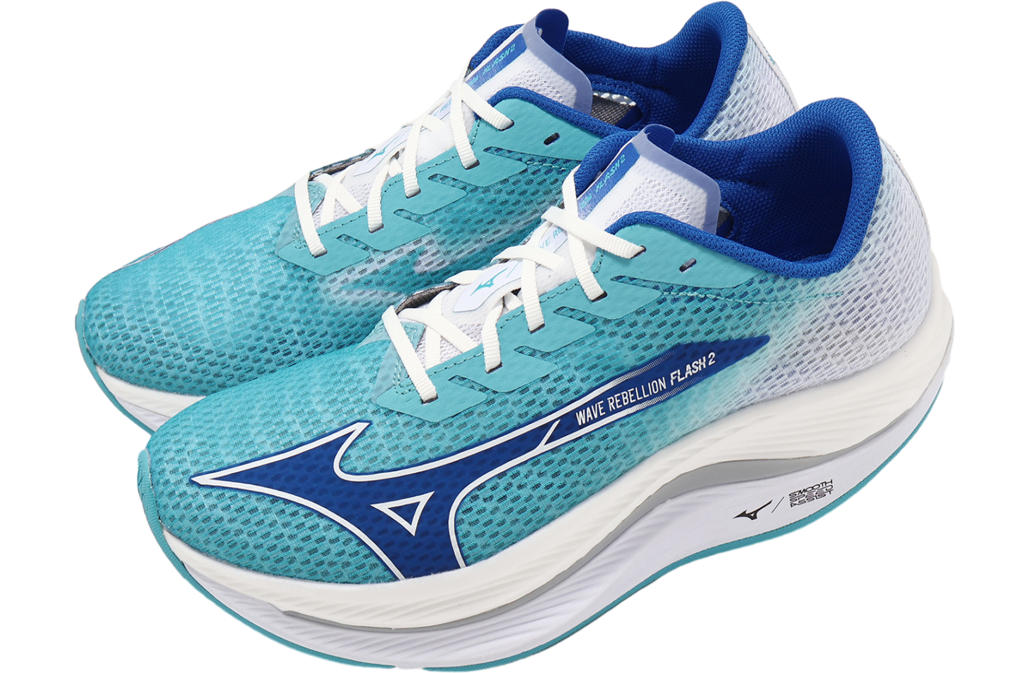 Mizuno Wave Rebellion Flash 2 Blue / White