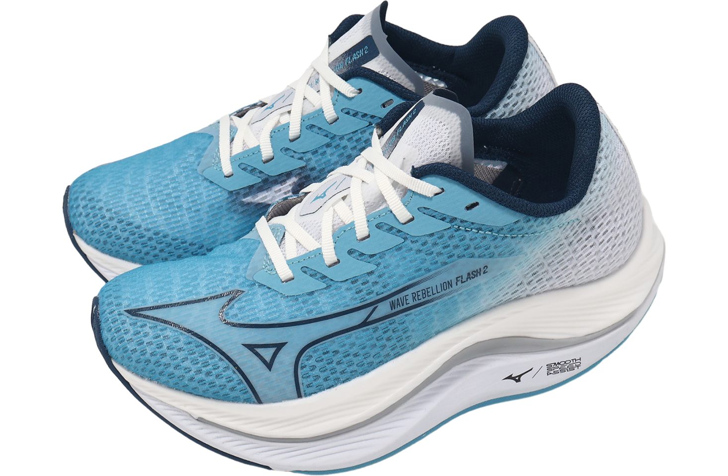 Mizuno WAVE REBELLION FLASH 2 青 Mizuno Wave Rebellion Flash 2 Men's River Blue/Mugen Blue