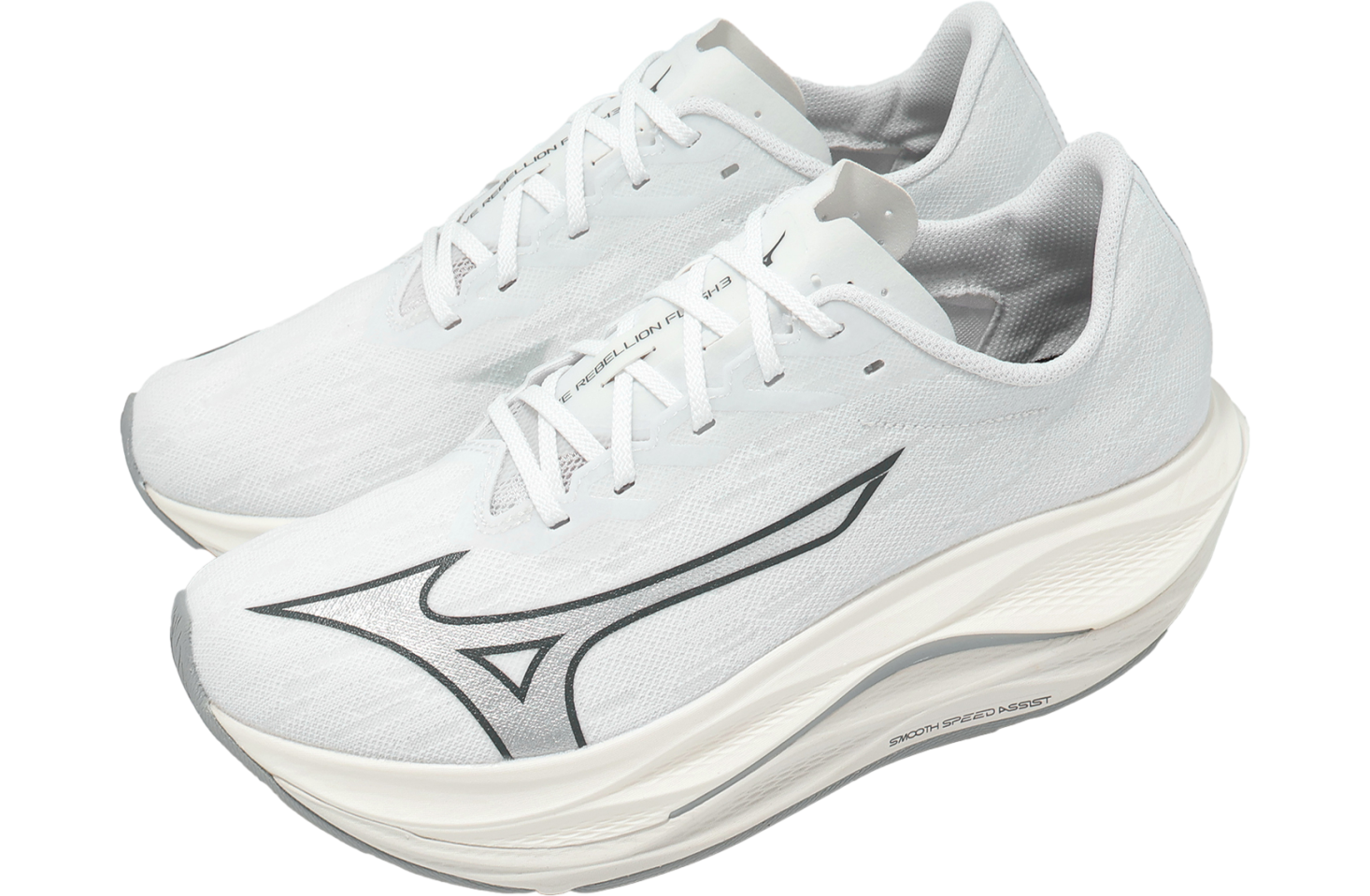 Mizuno Wave Rebellion Flash 3 White / Silver