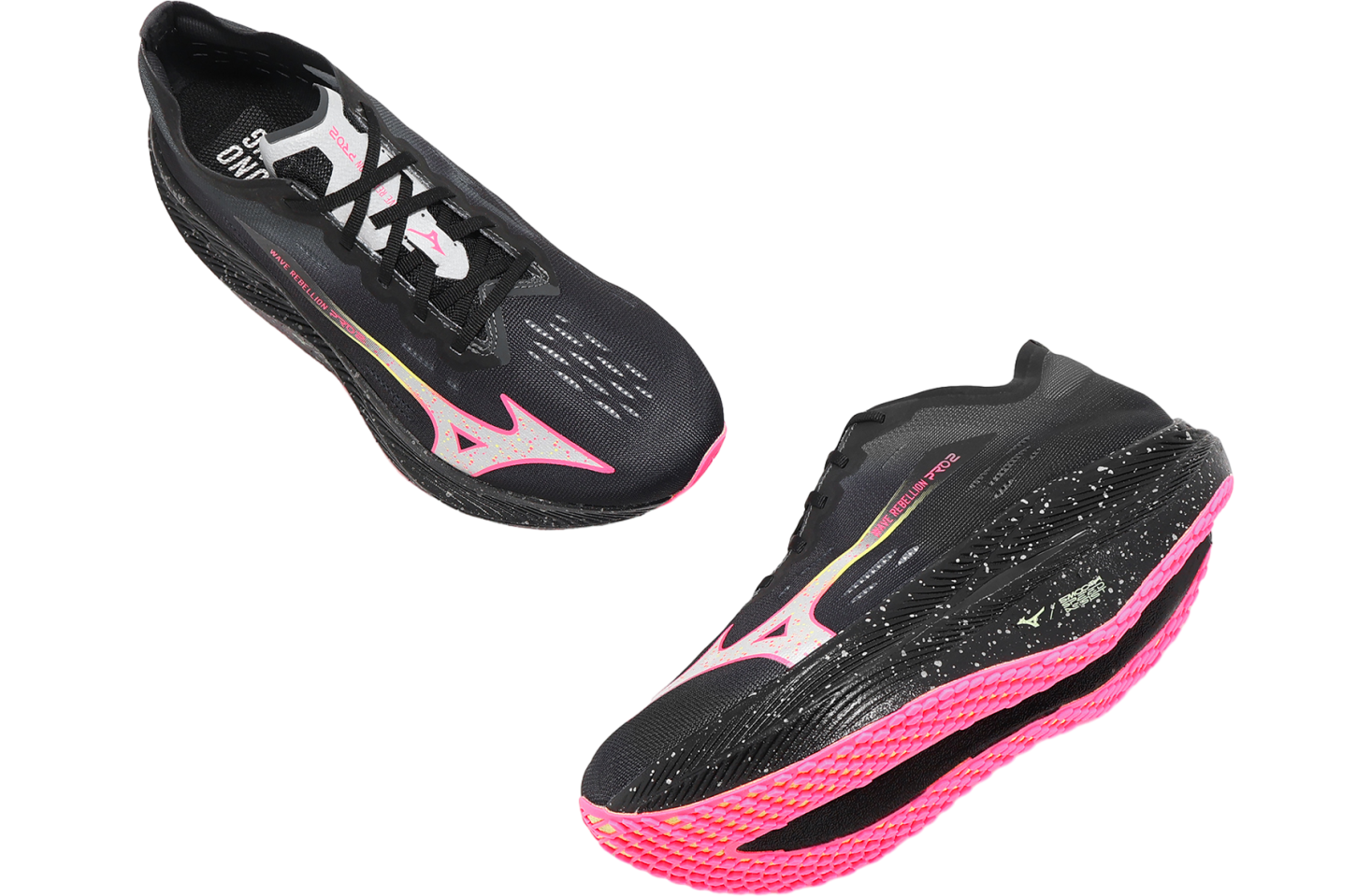 Mizuno Wave Rebellion PRO 2 Black / Pink - Aug 2024
