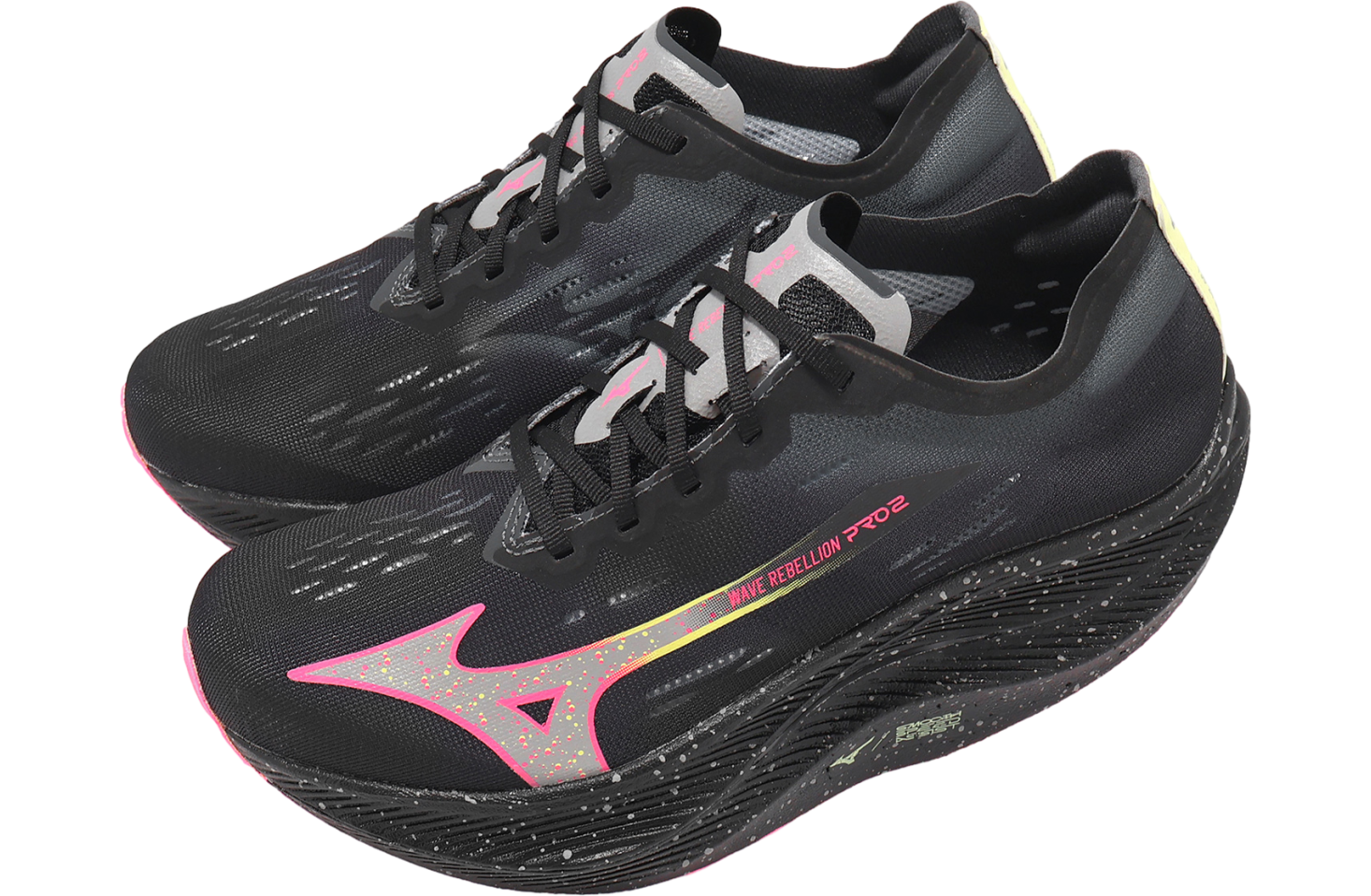 Mizuno Wave Rebellion PRO 2 Black / Pink - Aug 2024