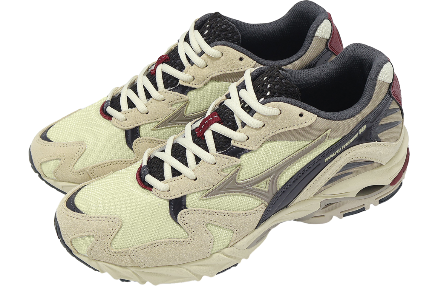 Mizuno Wave Rider 10 Beige / Black