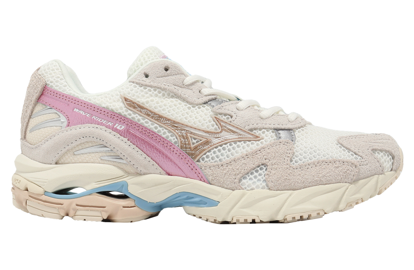【10%OFFタイムセール中】norienomoto/wavepurse/ピンク Mizuno Wave Rider 10 Beige / Pink - Feb 2024 - D1GA242801