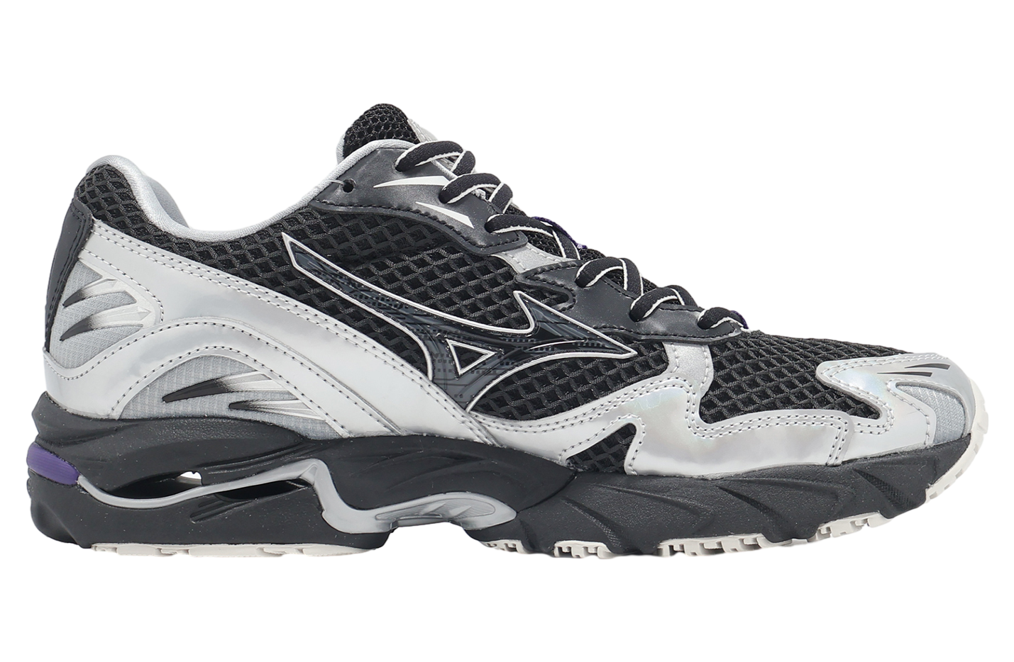 Mizuno Wave Rider 10 Black / Silver