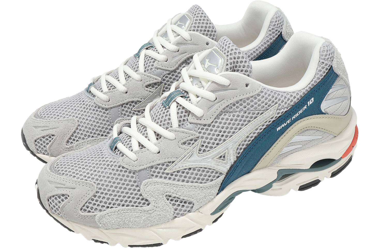 Mizuno Wave Rider 10 Gray / Blue