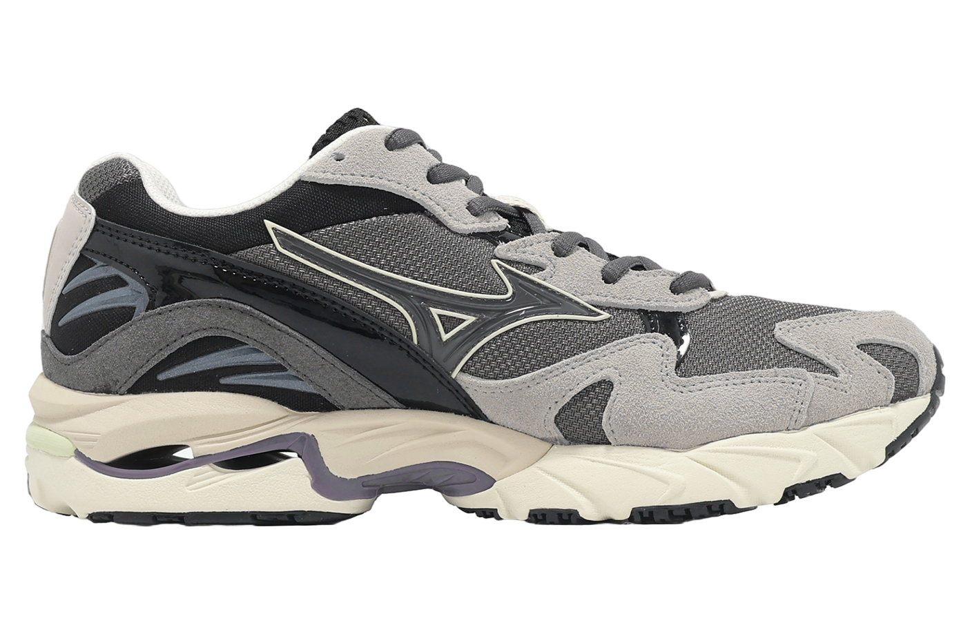 ★Mizuno★Common Wave Rider10 Black Sand llic Grey Mizuno Wave Rider 10 Grey / Black - Oct 2024 - D1GA246401