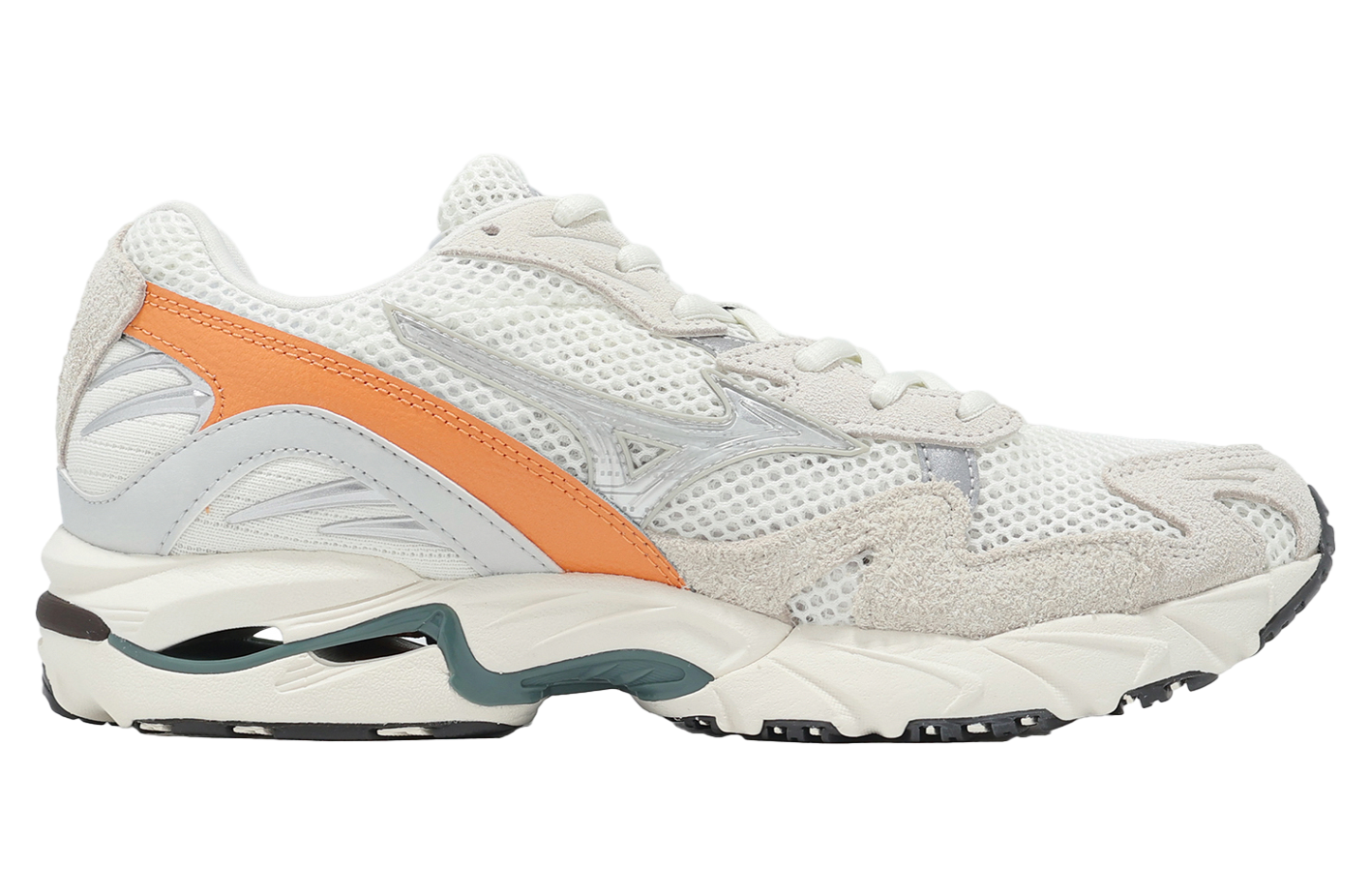Mizuno Wave Rider 10 Ivory / Orange