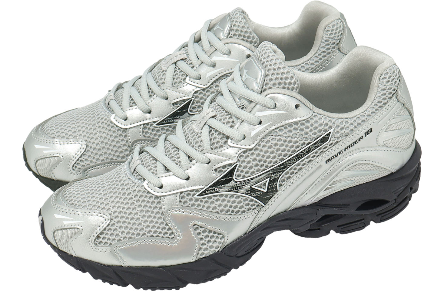 Mizuno Wave Rider 10 Silver / Black