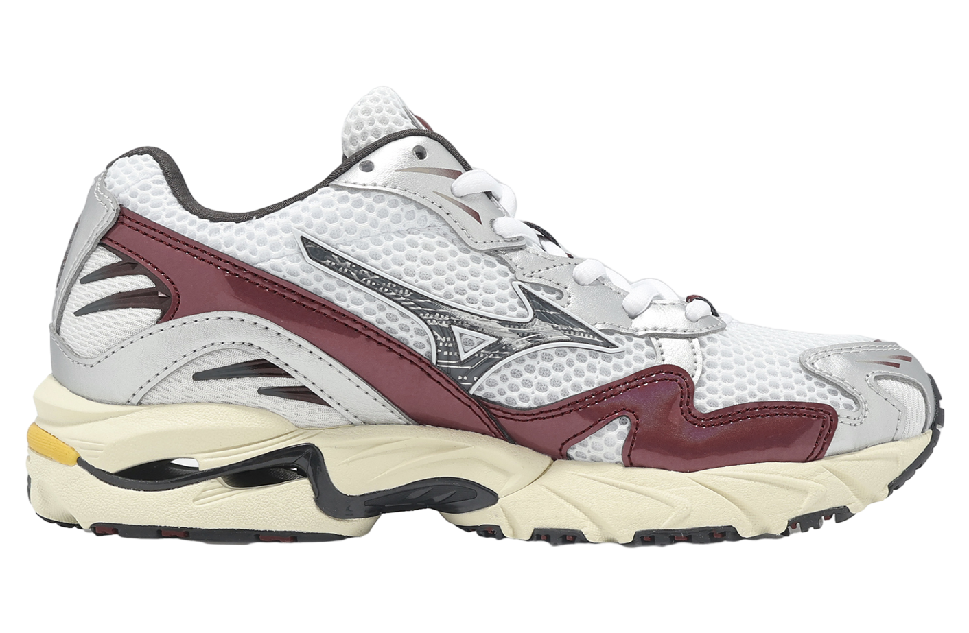 ビビワン！ Mizuno Wave Rider 10 Silver / Red - Aug 2025 - D1GA243114