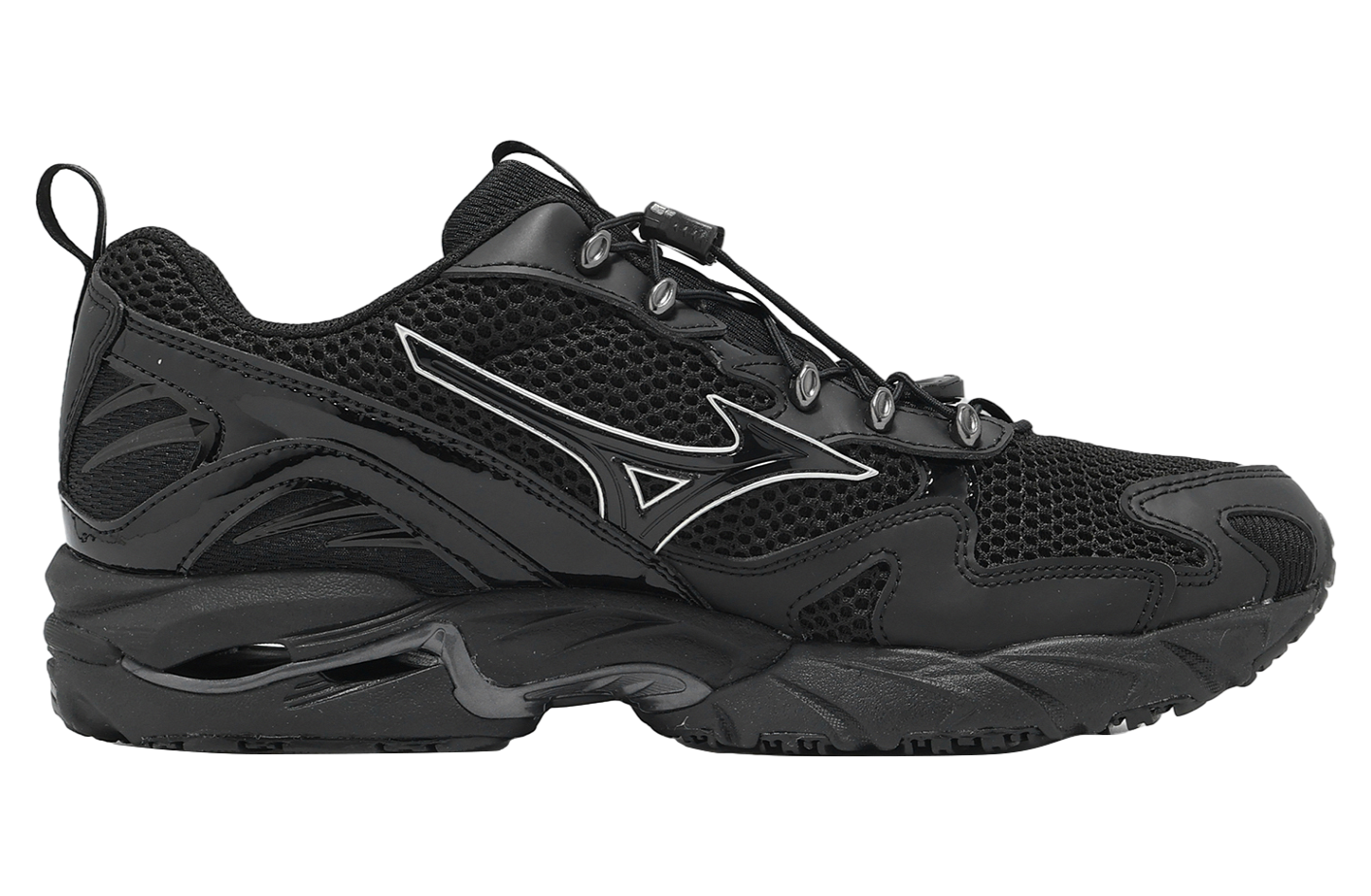Mizuno Wave Rider 10 SLY Black / Silver