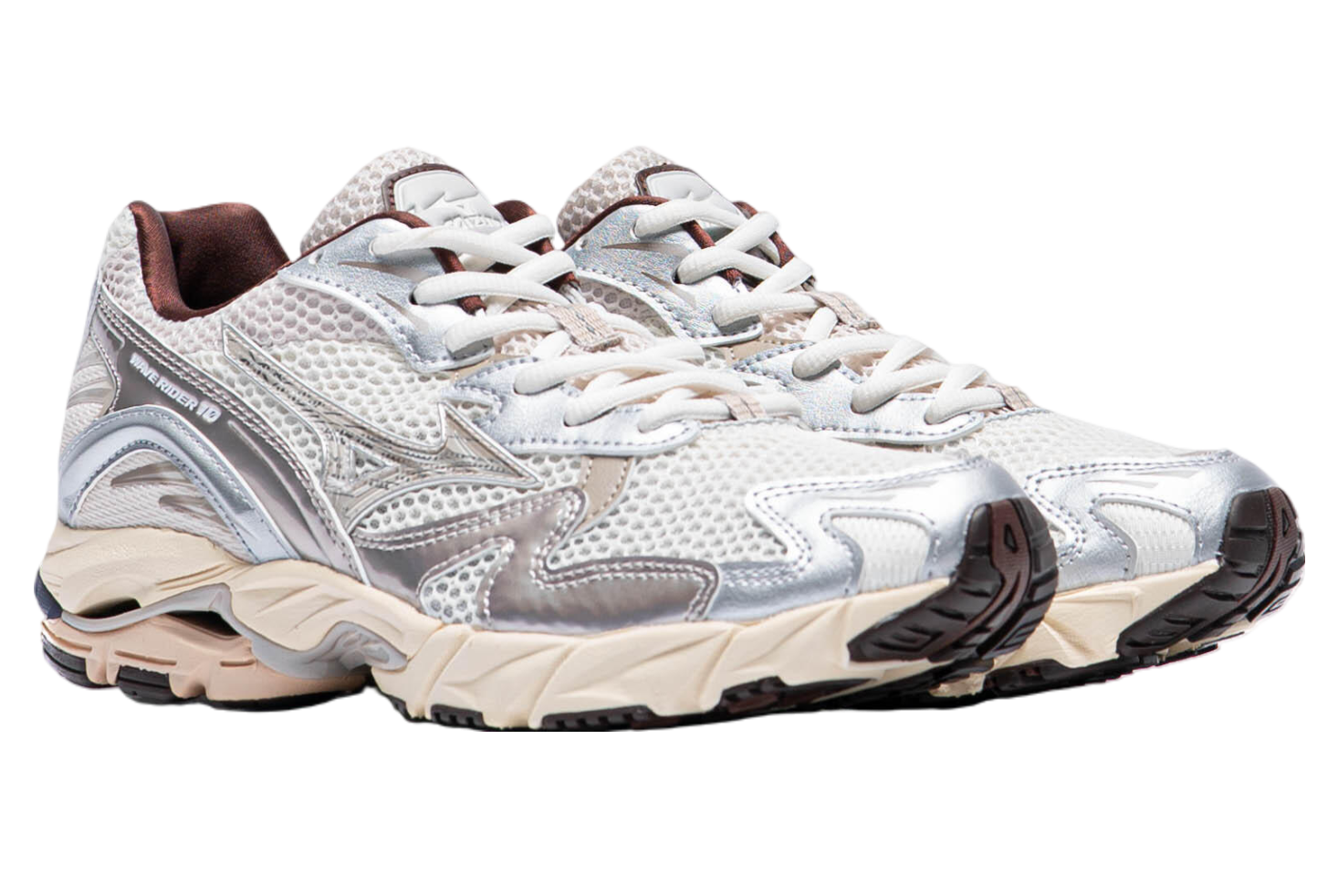 Mizuno Wave Rider 10 Snow White / Silver Cloud