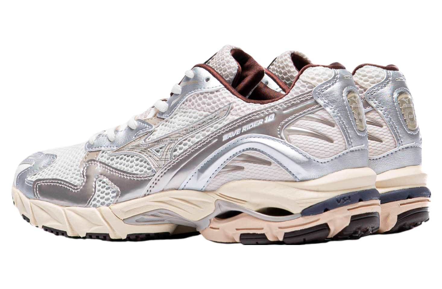 Mizuno Wave Rider 10 Snow White / Silver Cloud