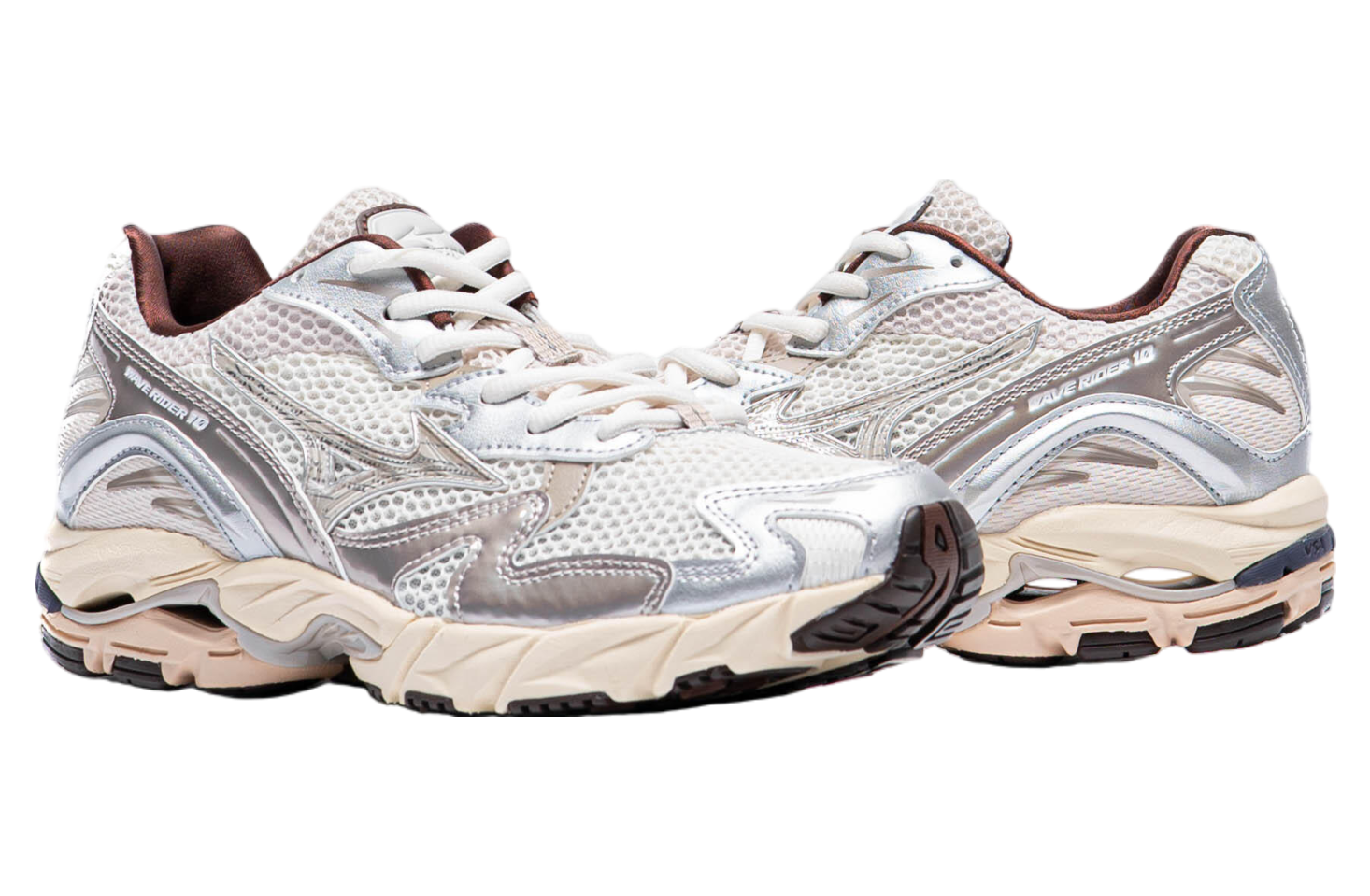 Mizuno Wave Rider 10 Snow White / Silver Cloud