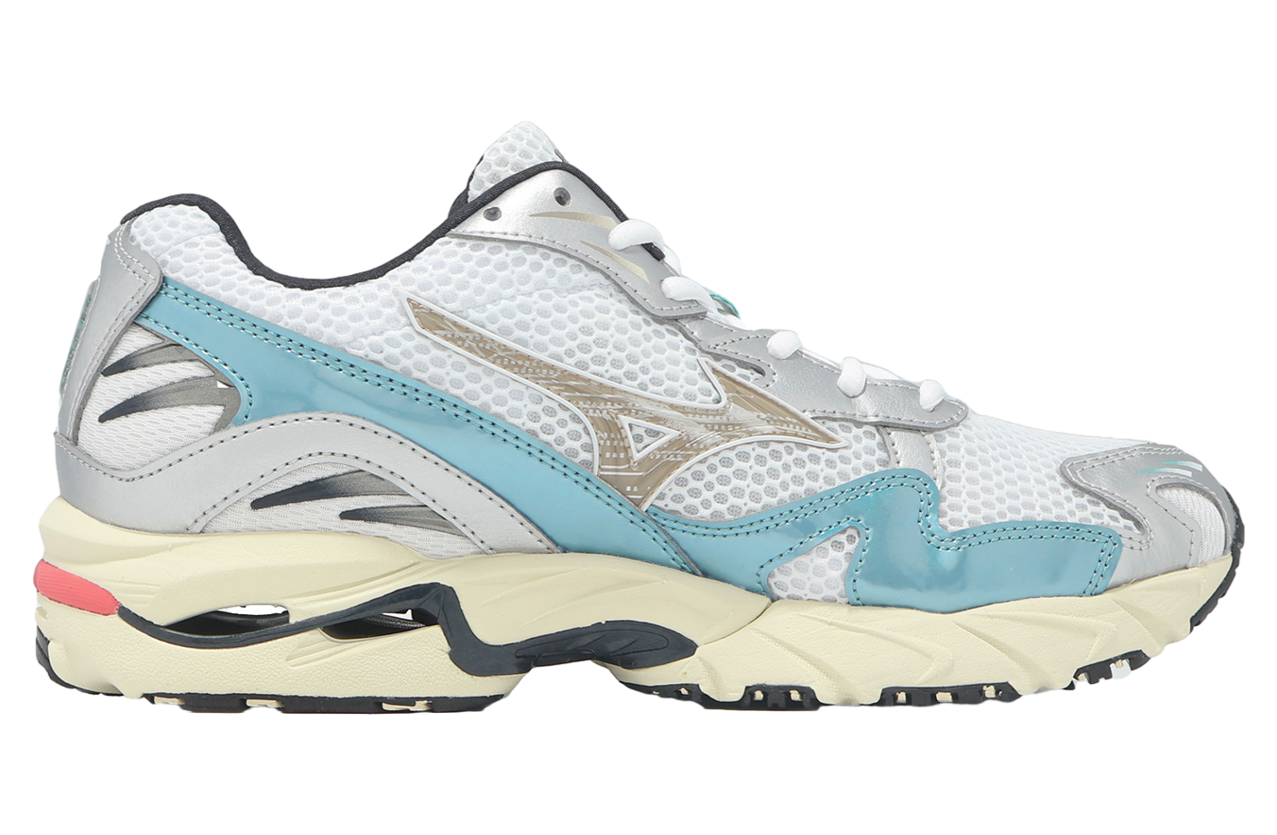 Mizuno Wave Rider 10 White / Silver - Aug 2025 - D1GA243115