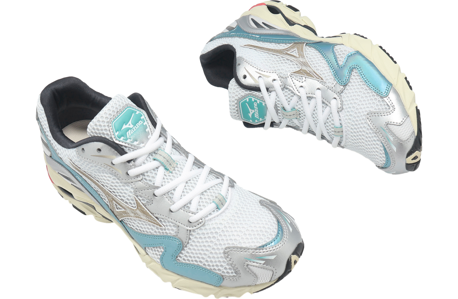 Mizuno WAVE RIDER 10 シルバー/ホワイト　即購入可能 Mizuno Wave Rider 10 White Silver Cloud Sunstruck D1GA331201