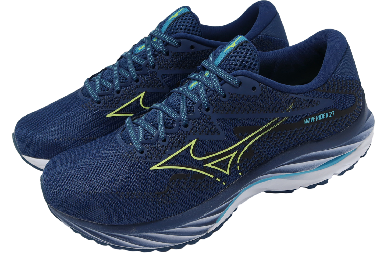 Mizuno Wave Rider 27 Navy Blue / Yellow