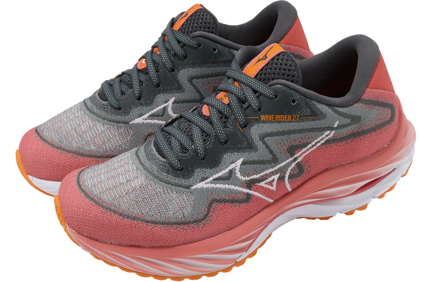 Mizuno Wave Rider 27 SSW Super Wide WMNS Red / Grey - Feb