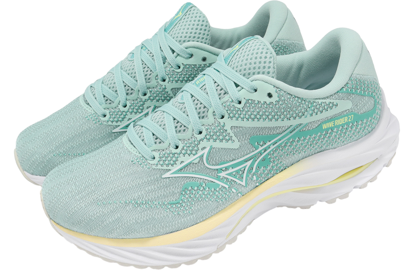 Mizuno Wave Rider 27 Super Wide WMNS Light Green / White
