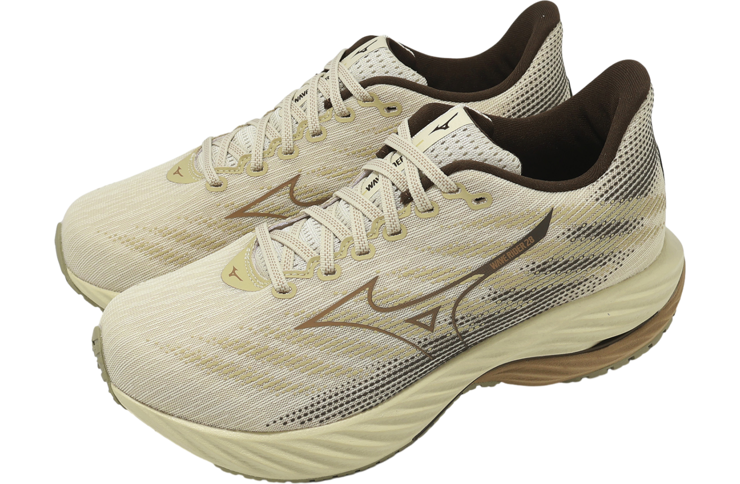 Mizuno Wave Rider 28 2 Super Wide Beige / Brown - Nov 2024