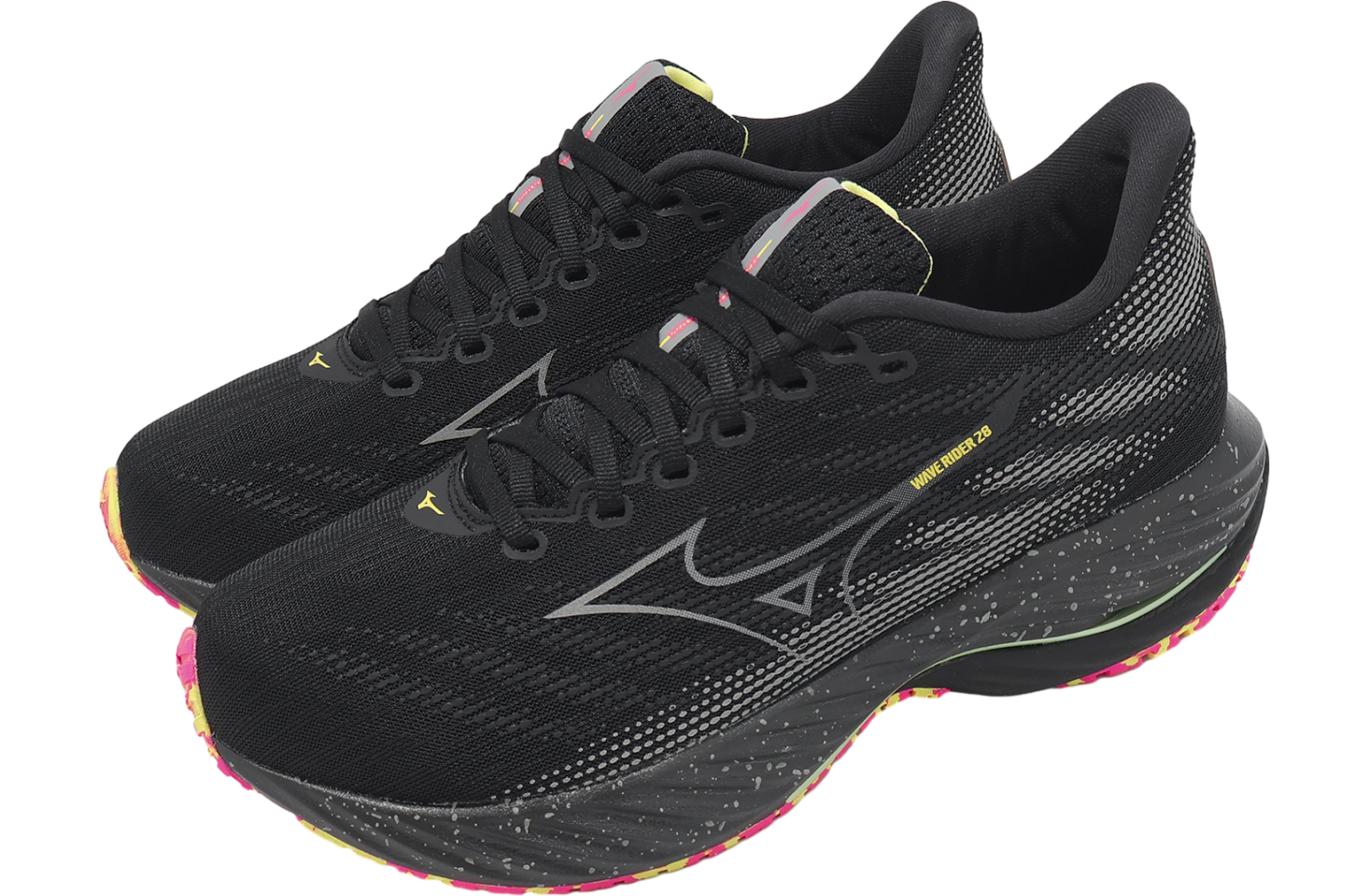 Mizuno Wave Rider 28 Black / Yellow