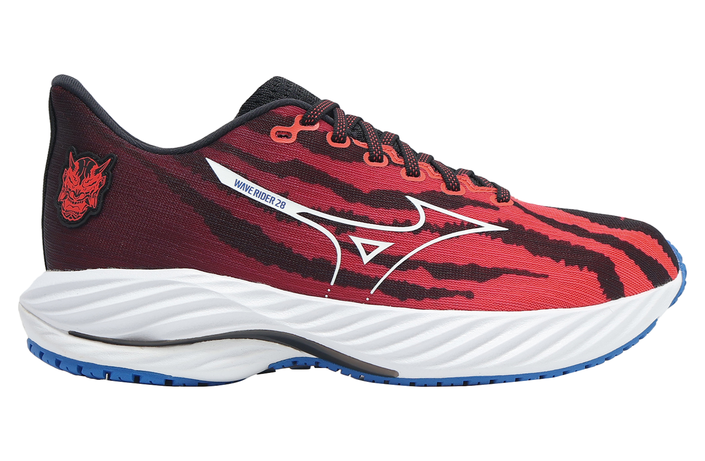 Mizuno Wave Rider 28 Blue / Red - Feb 2025 - J1GC256301