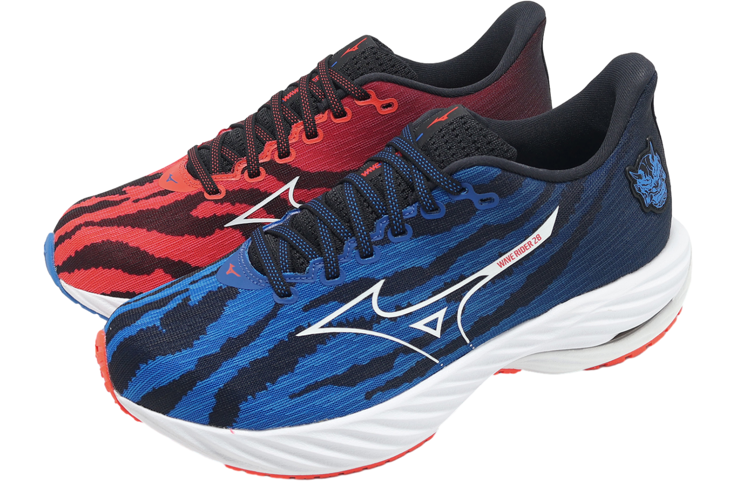 Mizuno Wave Rider 28 レッド Mizuno Men's Wave Rider 28 Neutral Running Shoes - High Risk