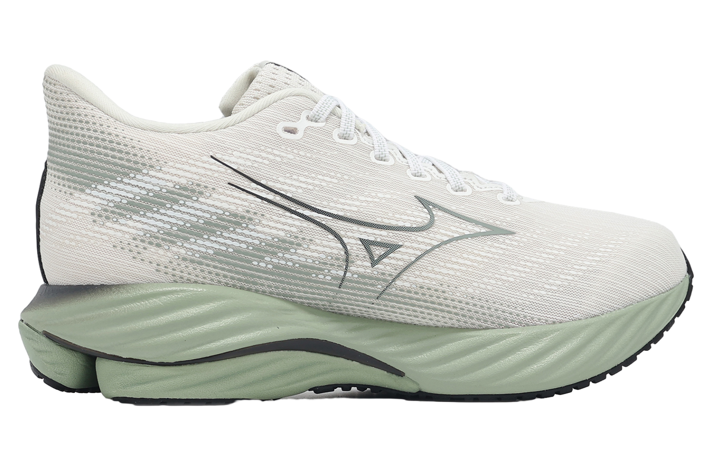 Mizuno Wave Rider 28 Super Wide Beige / Green - Feb 2025