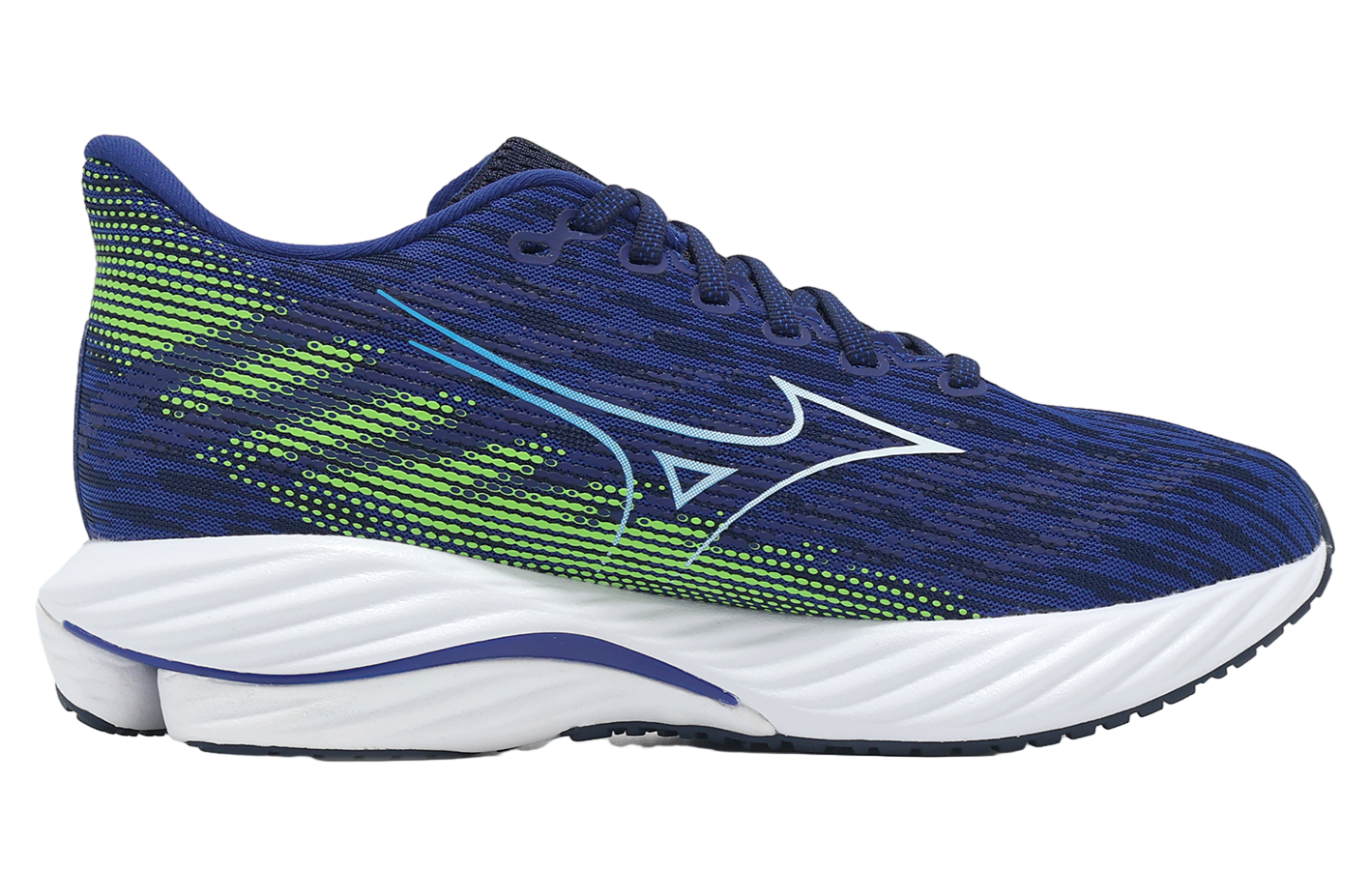 カナオリ マー Mizuno Wave Rider 28 Super Wide Blue / White - Jan 2025