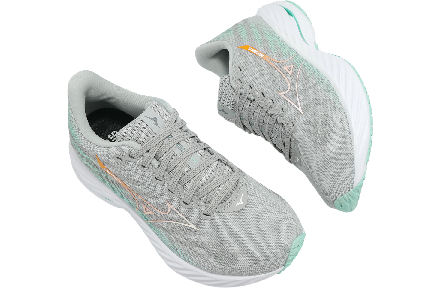 Mizuno Wave Rider 28 Super Wide WMNS Grey / Green - Jan 2025