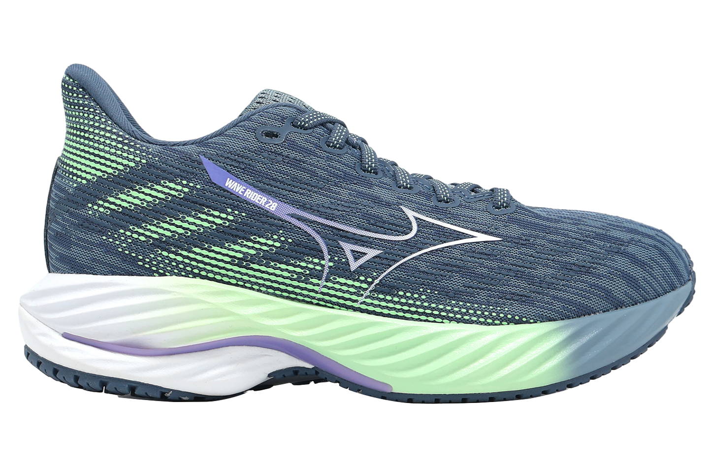 Mizuno Wave Rider 28 WMNS Blue / Green - Jan 2025