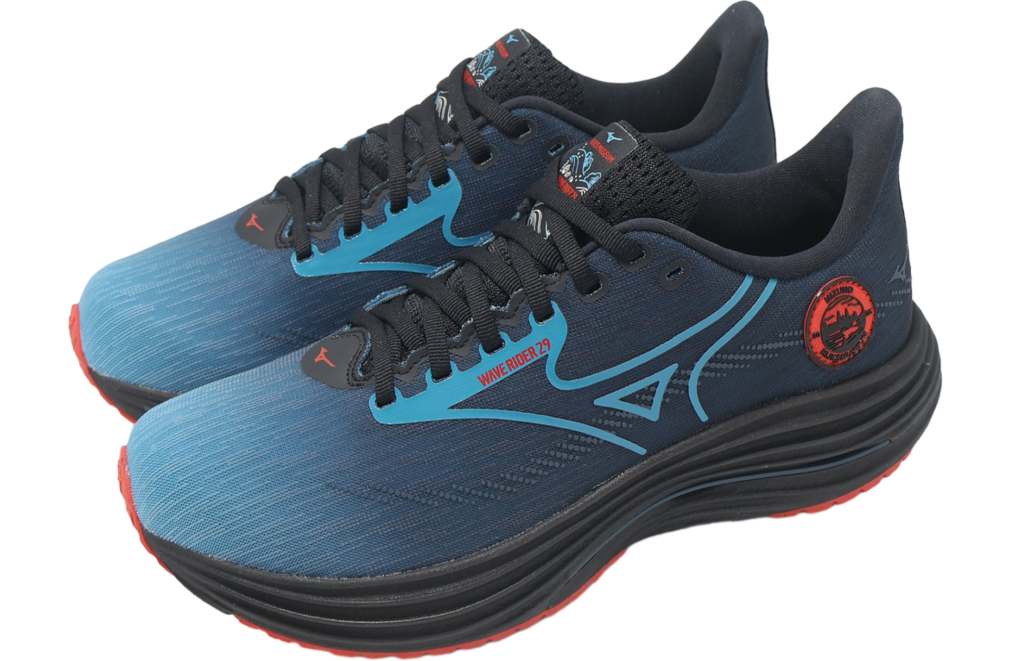 レア美品 限定版 CD moonriders PRE-FLIGHT Running shoes Mizuno WAVE RIDER 27 Amsterdam - Top4Running.com
