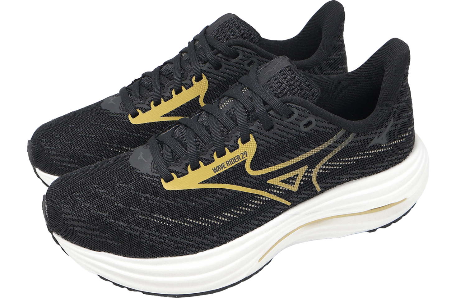 Mizuno Wave Rider 29 Black / Gold