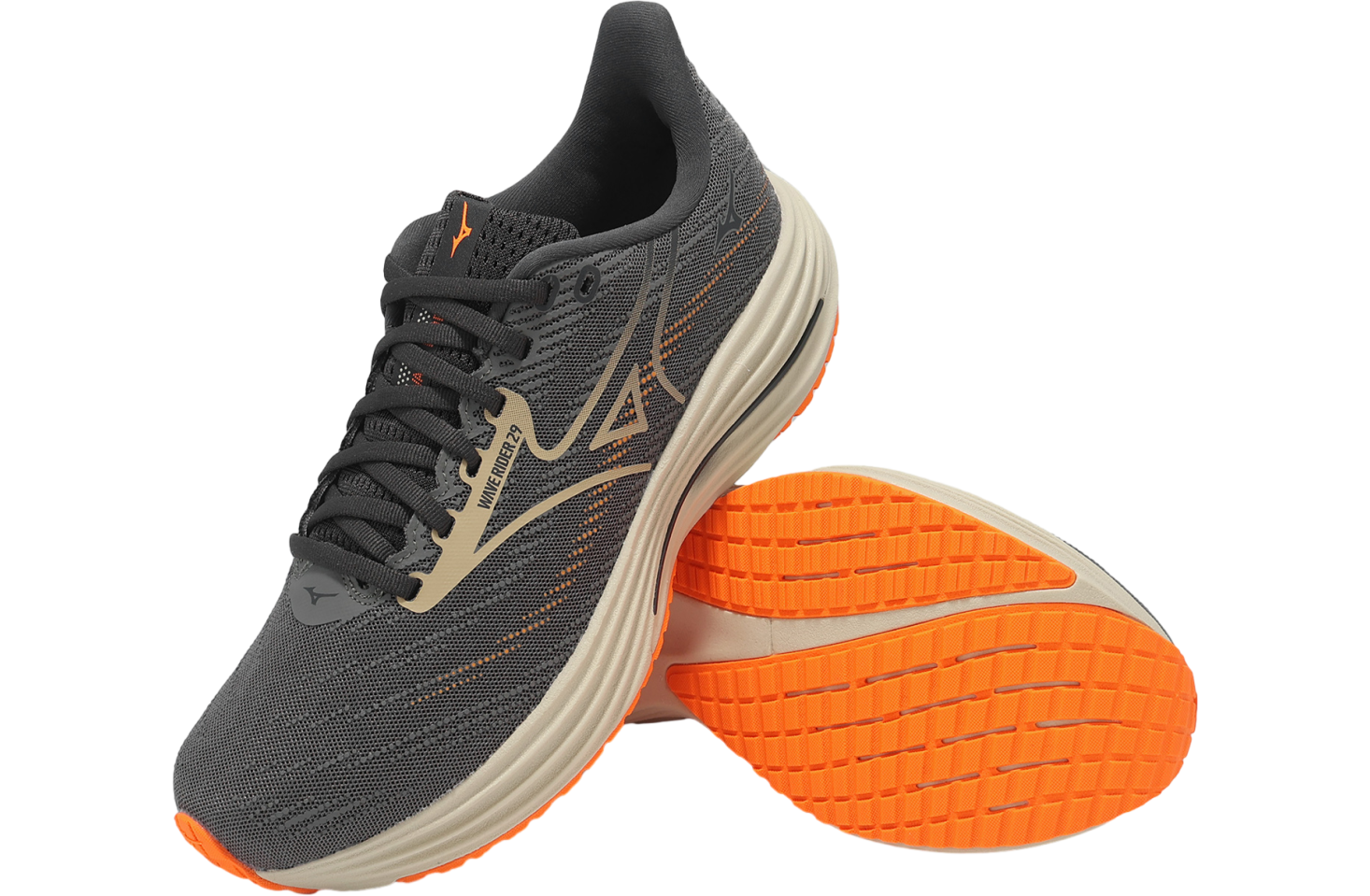 水無月 Mizuno Wave Rider 29 Super Wide WMNS Grey / White - Jun 2025