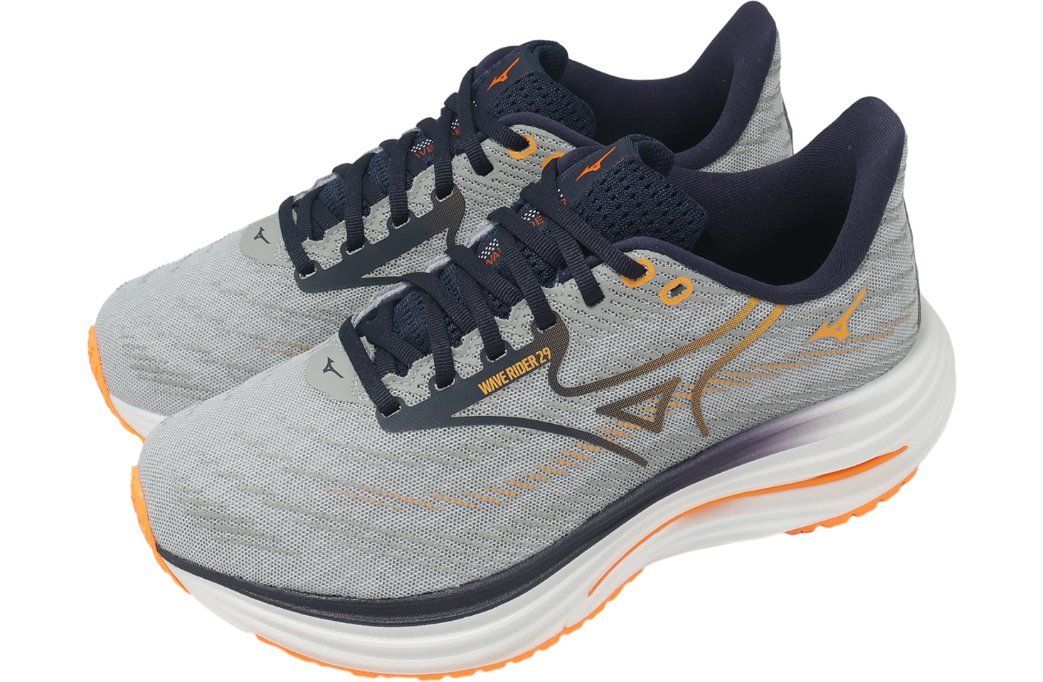 ミオ Mizuno Wave Rider 29 Men's Odyssey Grey/Capri Breeze
