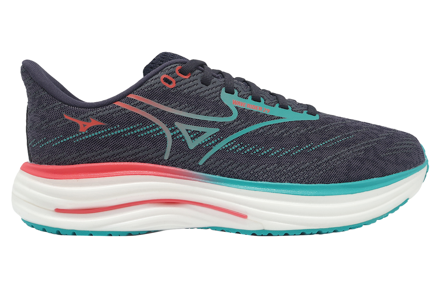 送料無料/超美品 絶対！お買い得 MIZUNO US OPEN高級ャディNAVY Mizuno Wave Rider 29 Super Wide Navy / Green - Aug 2025