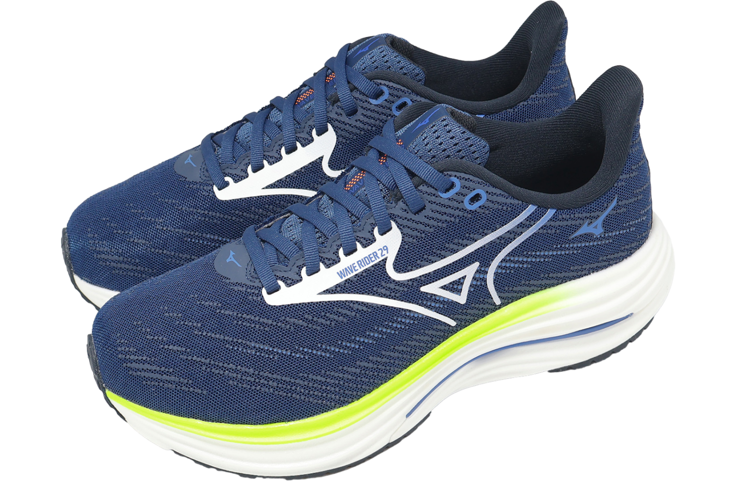Mizuno Wave Rider 29 Super Wide Navy / White